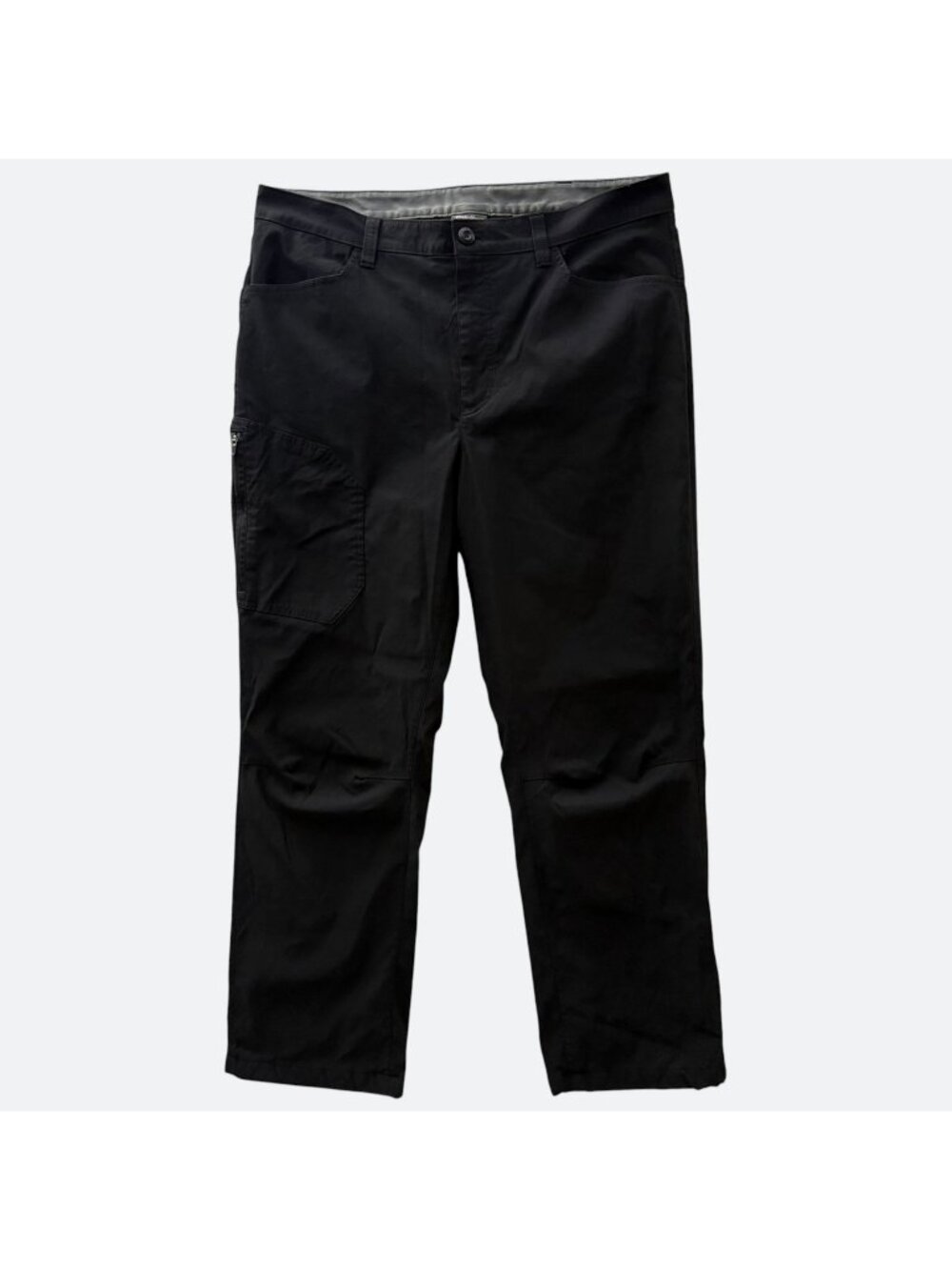Eddie Bauer Fleece-Lined 2-Way Stretch Tech Pant Black 36X30 Hiking Outdoors